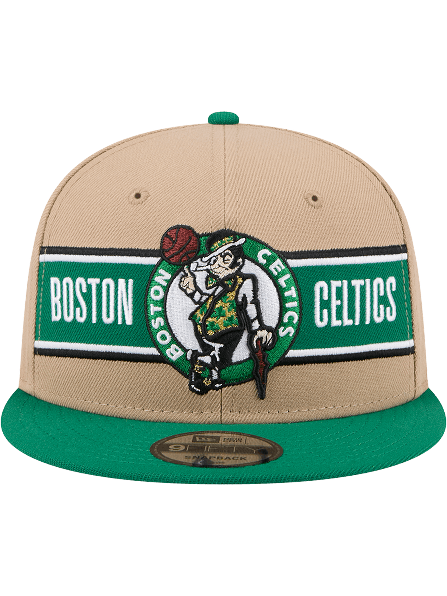 Boston Celtics New Era NBA 24 Draft 9FIFTY Snapback Hat - Tan