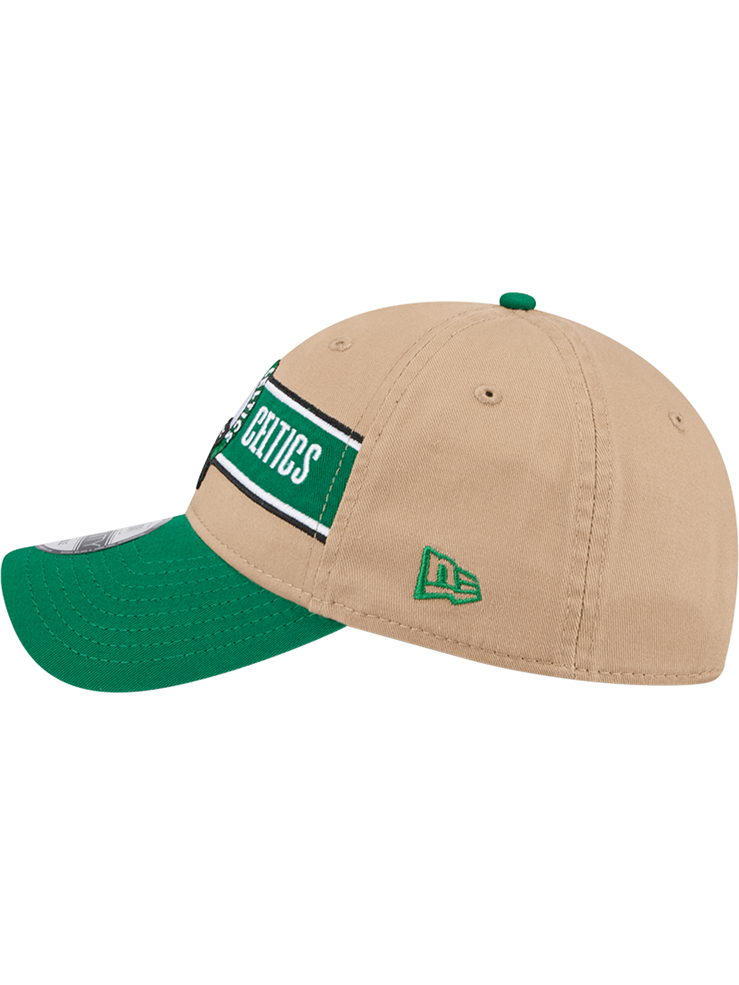 Boston Celtics New Era NBA 24 Draft 9TWENTY Strapback Hat - Tan