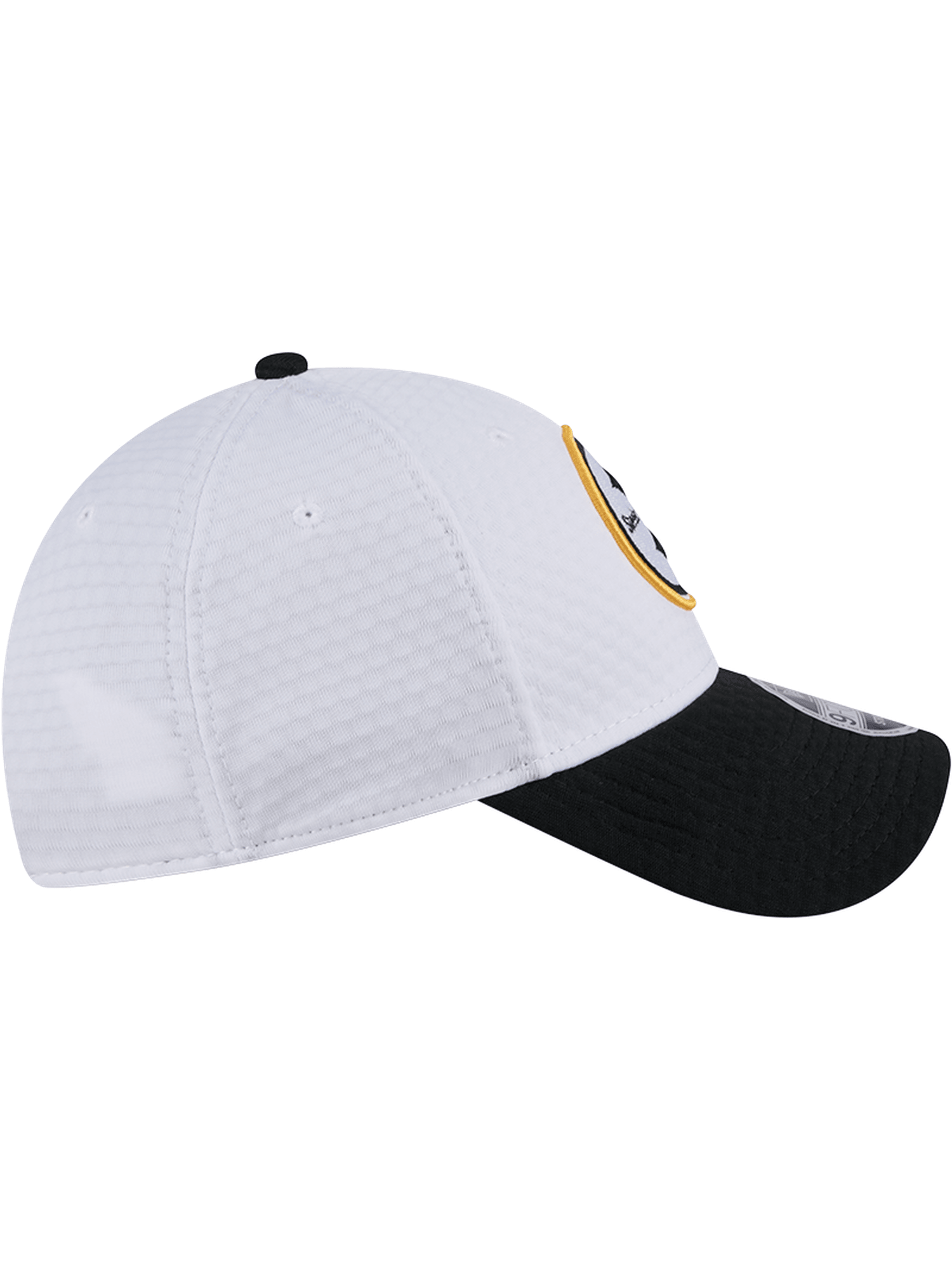 Pittsburgh Steelers New Era NFL 24 Training 9FORTY Stretch-Snapback Hat - White