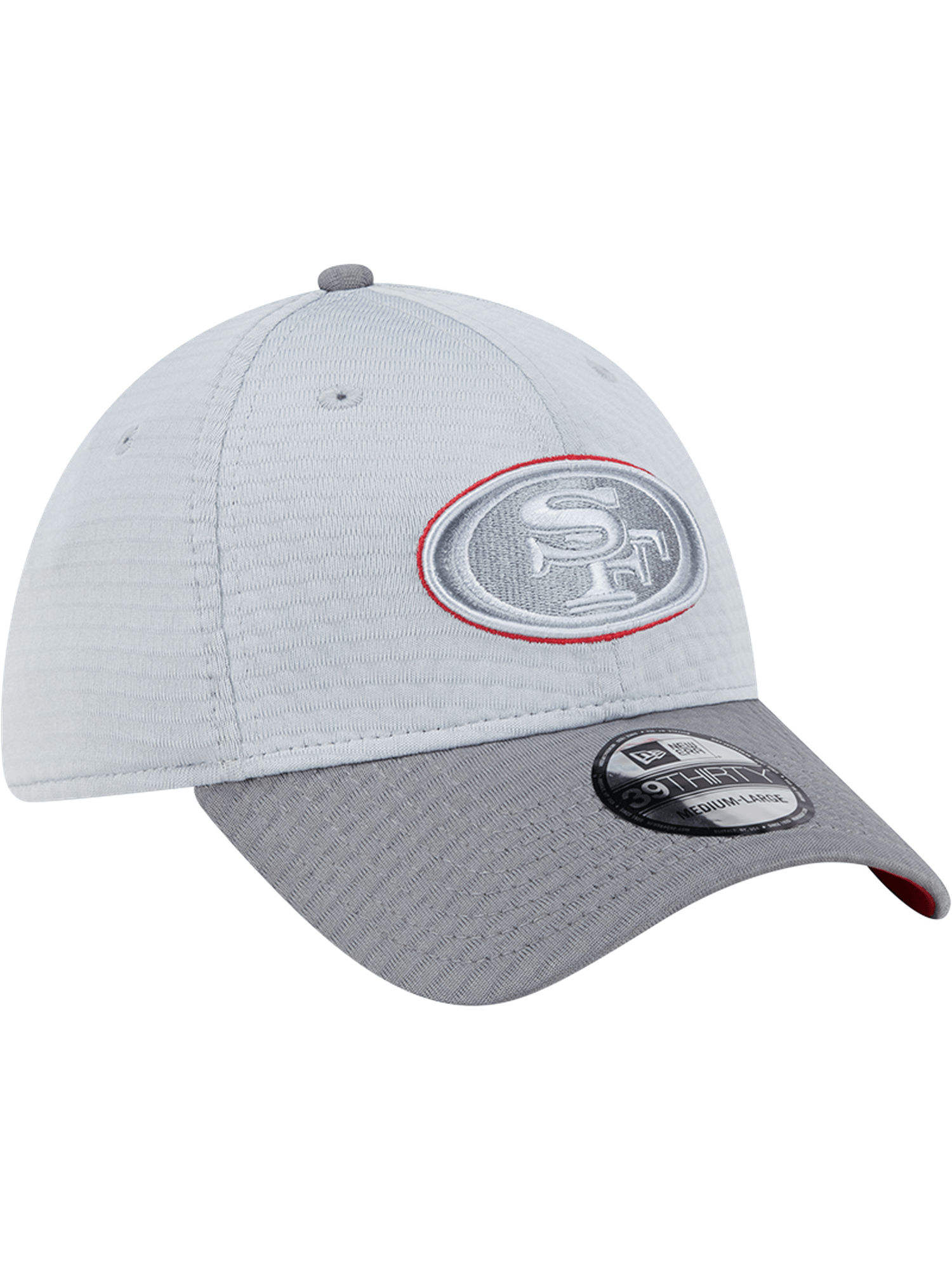 San Francisco 49ers New Era NFL 24 Training 39THIRTY Stretch-Fit Hat - Grey