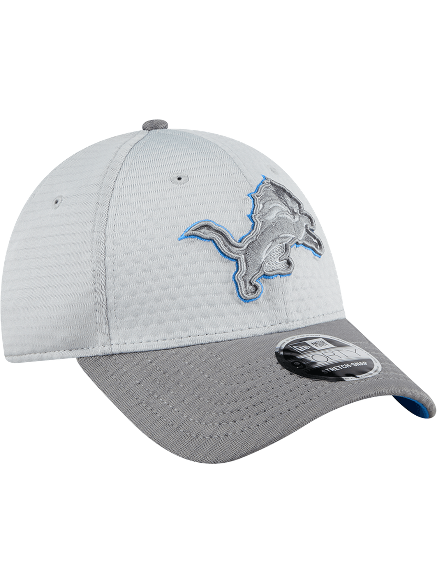 Detroit Lions New Era NFL 24 Training 9FORTY Stretch-Snapback Hat - Grey