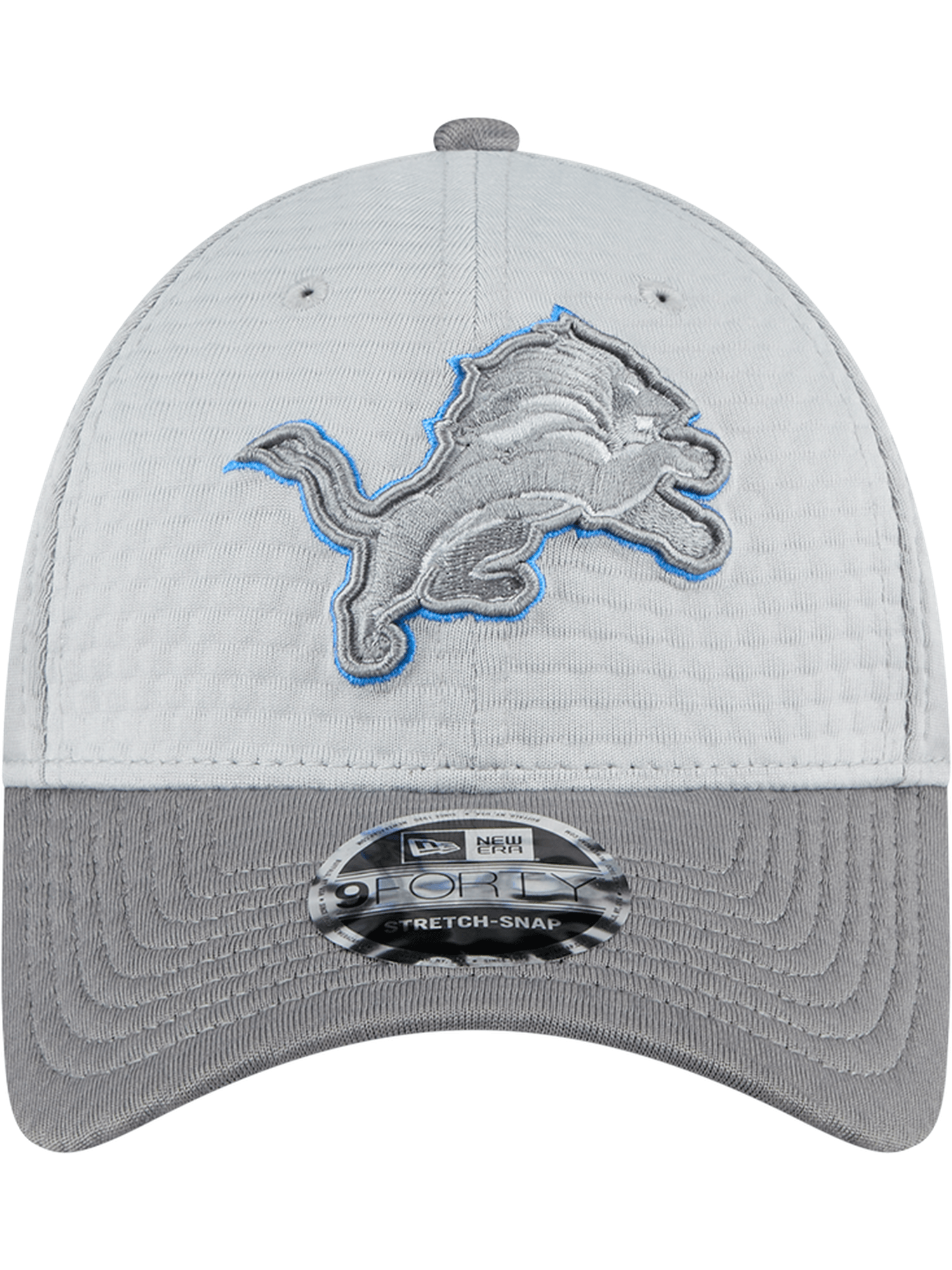 Detroit Lions New Era NFL 24 Training 9FORTY Stretch-Snapback Hat - Grey