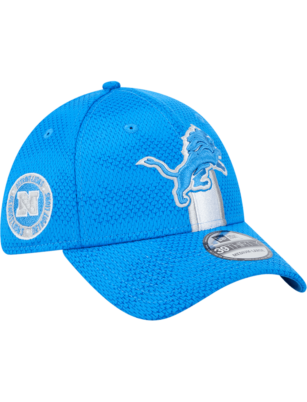 Detroit Lions New Era NFL 24 Sideline 39THIRTY Stretch-Fit Hat