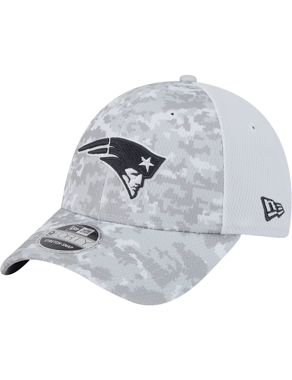 New England Patriots New Era NFL 24 Salute To Service 9FORTY Stretch-Snapback Hat