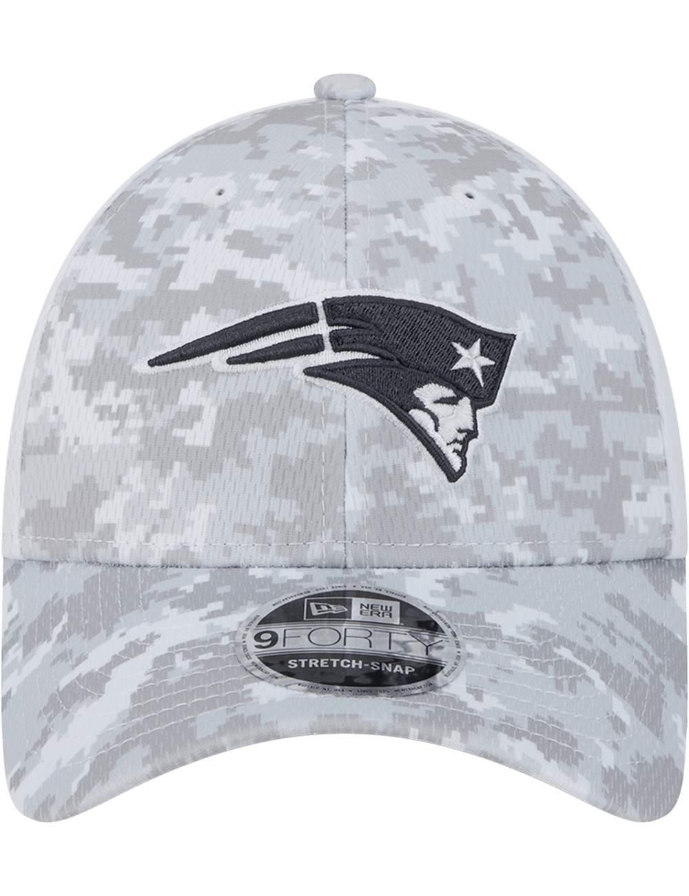New England Patriots New Era NFL 24 Salute To Service 9FORTY Stretch-Snapback Hat