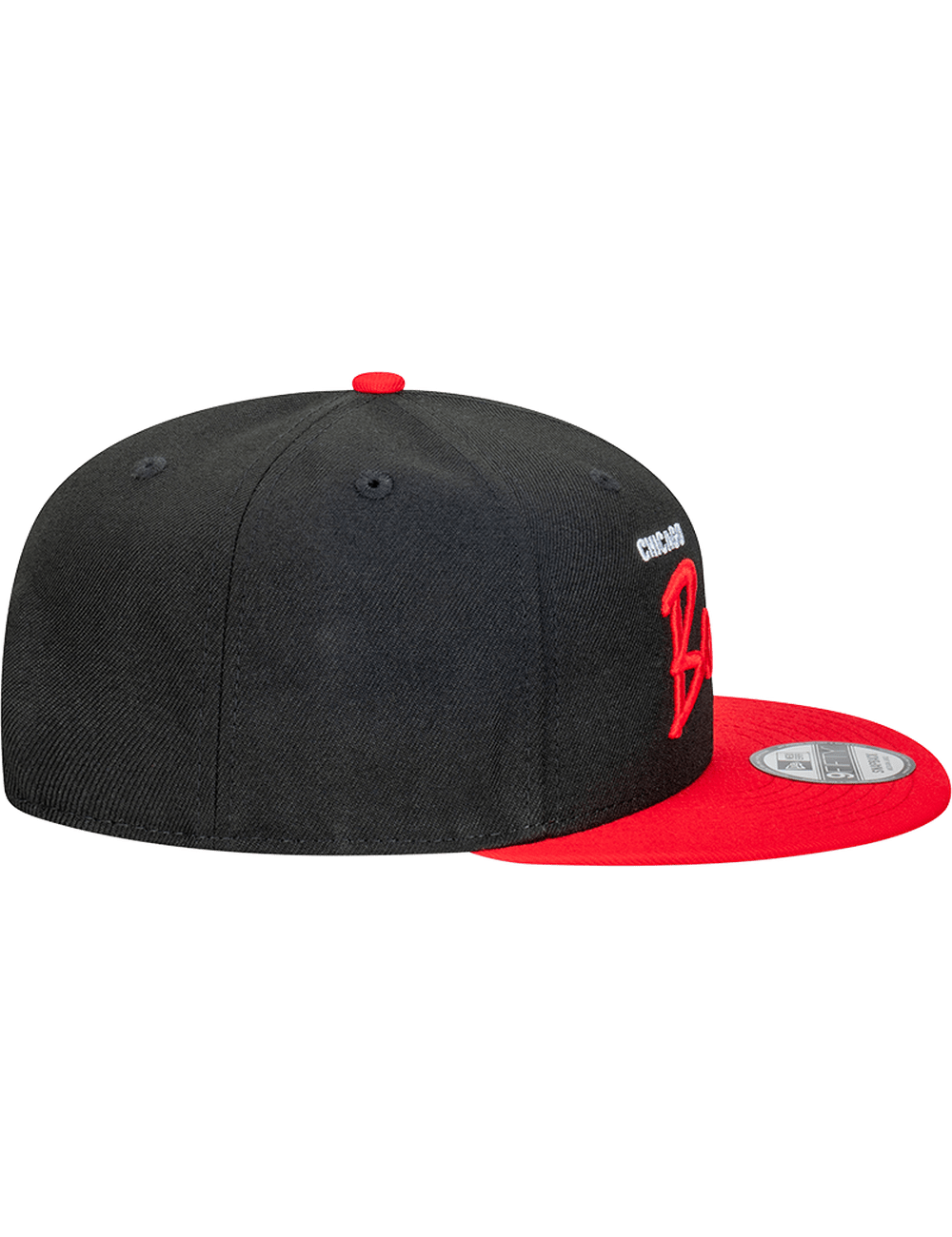 Chicago Bulls New Era NBA Vintage Script 9FIFTY Snapback Hat - Black