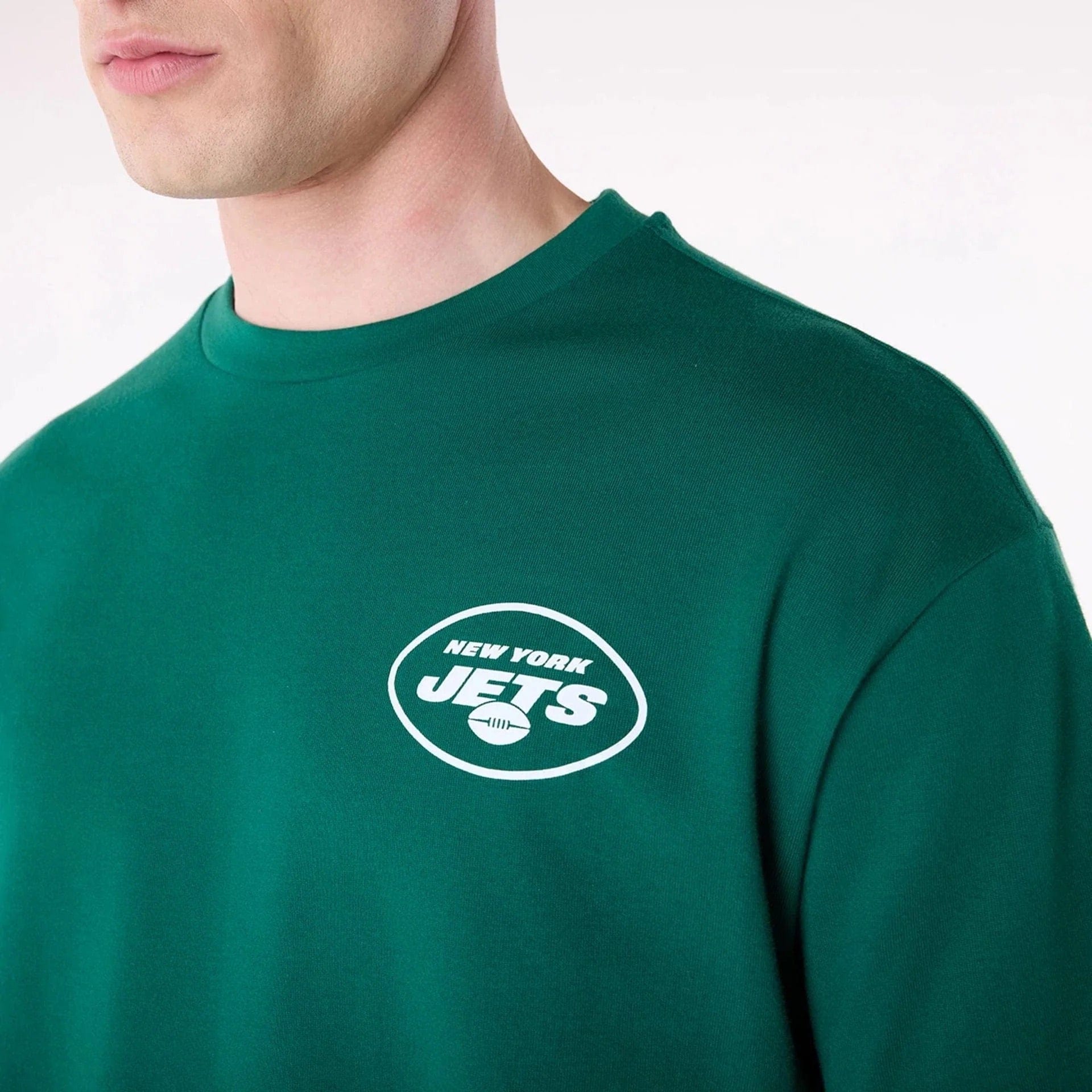 New York Jets New Era NFL Graphic Hit Oversized T-Shirt - Green