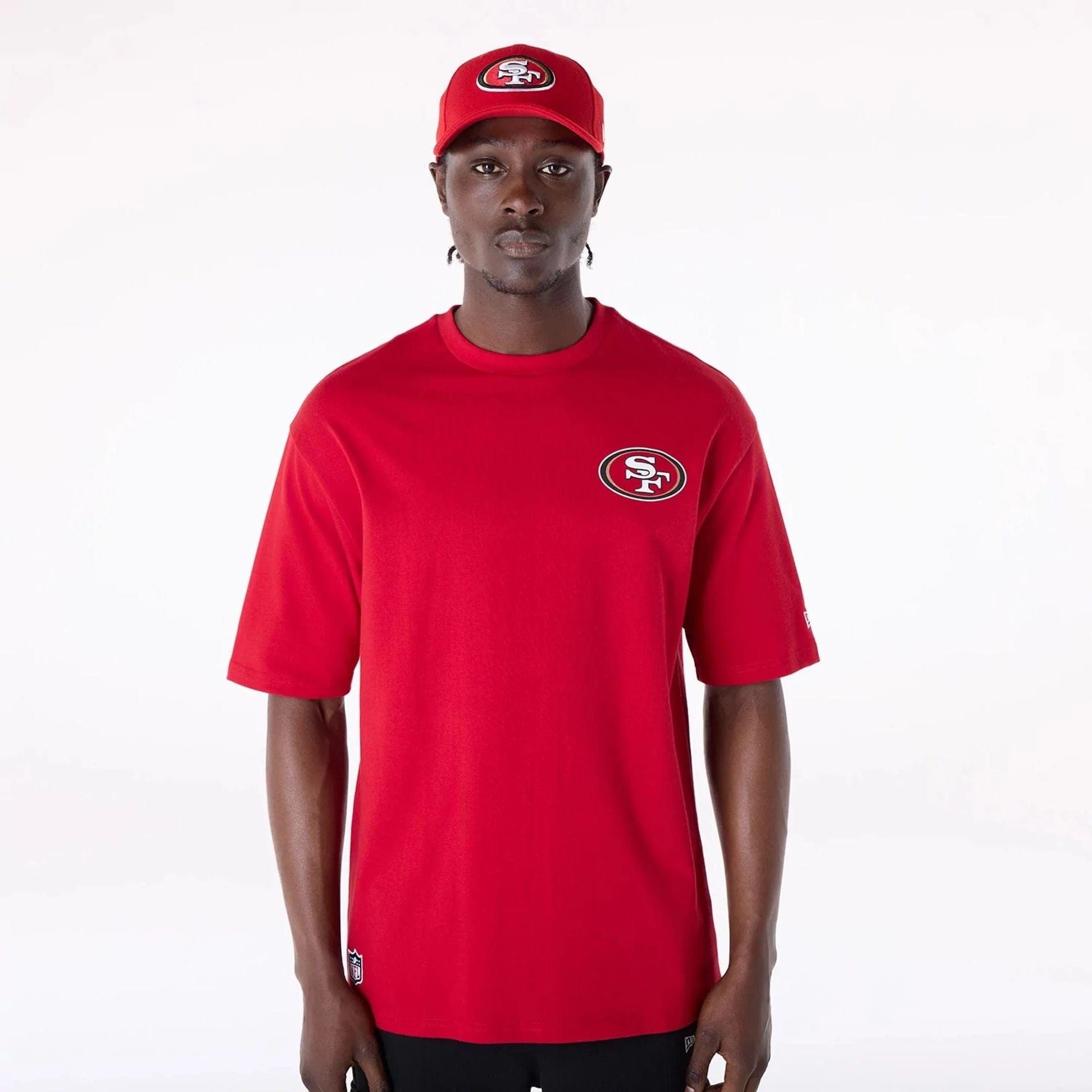 San Francisco 49ers New Era NFL Graphic Hit Oversized T-Shirt - Red