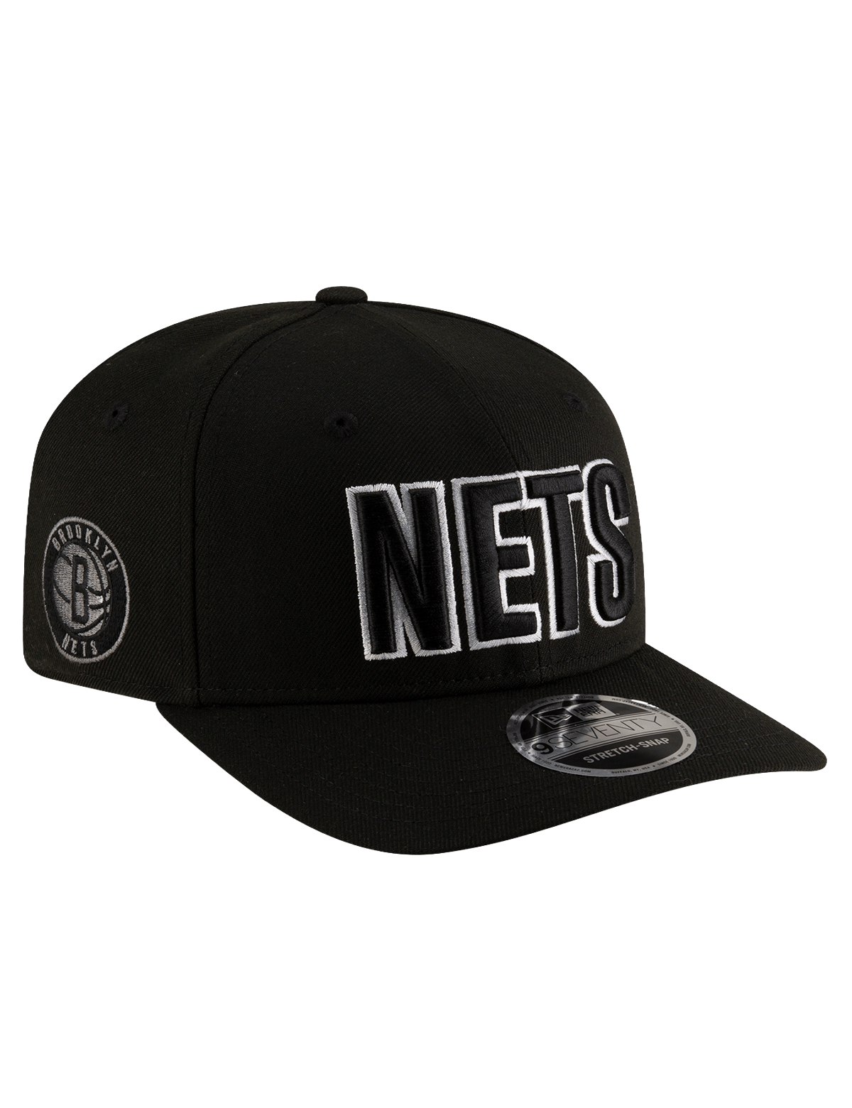 Brooklyn Nets New Era NBA Statement 9SEVENTY Stretch-Snapback Hat