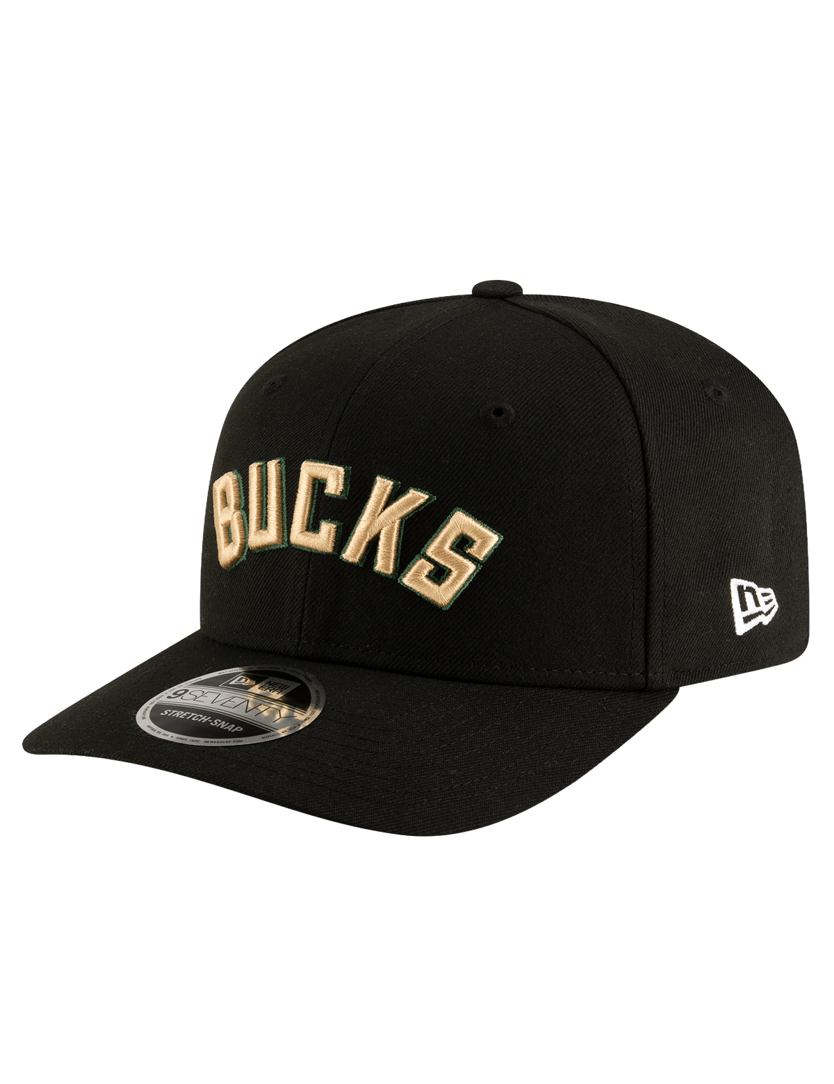 Milwaukee Bucks New Era NBA Statement 9SEVENTY Stretch-Snapback Hat