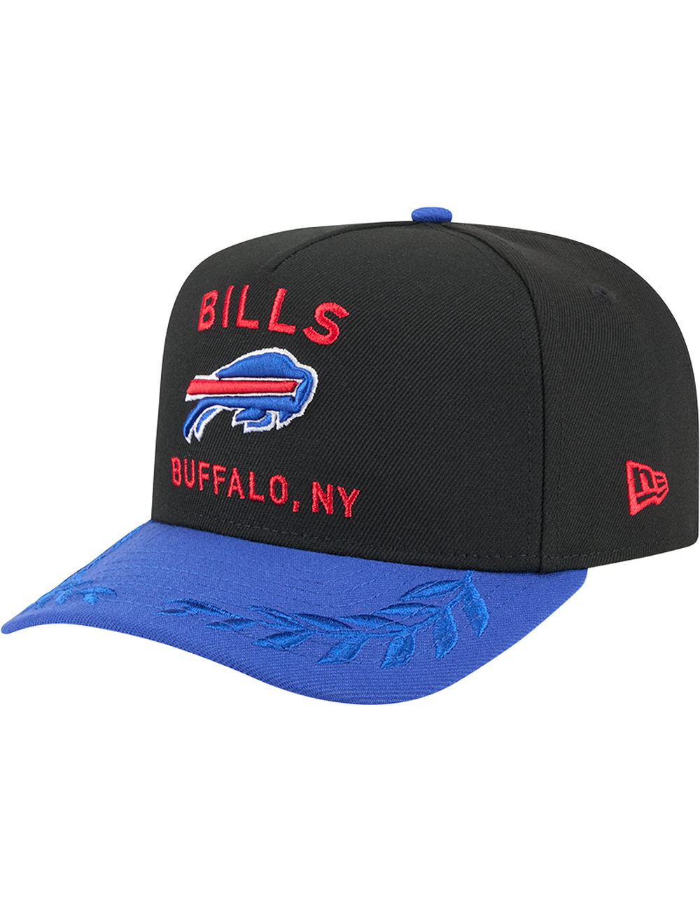 Buffalo Bills New Era NFL 25 Draft Pre-Curved 9FIFTY A-Frame Snapback Hat - Black