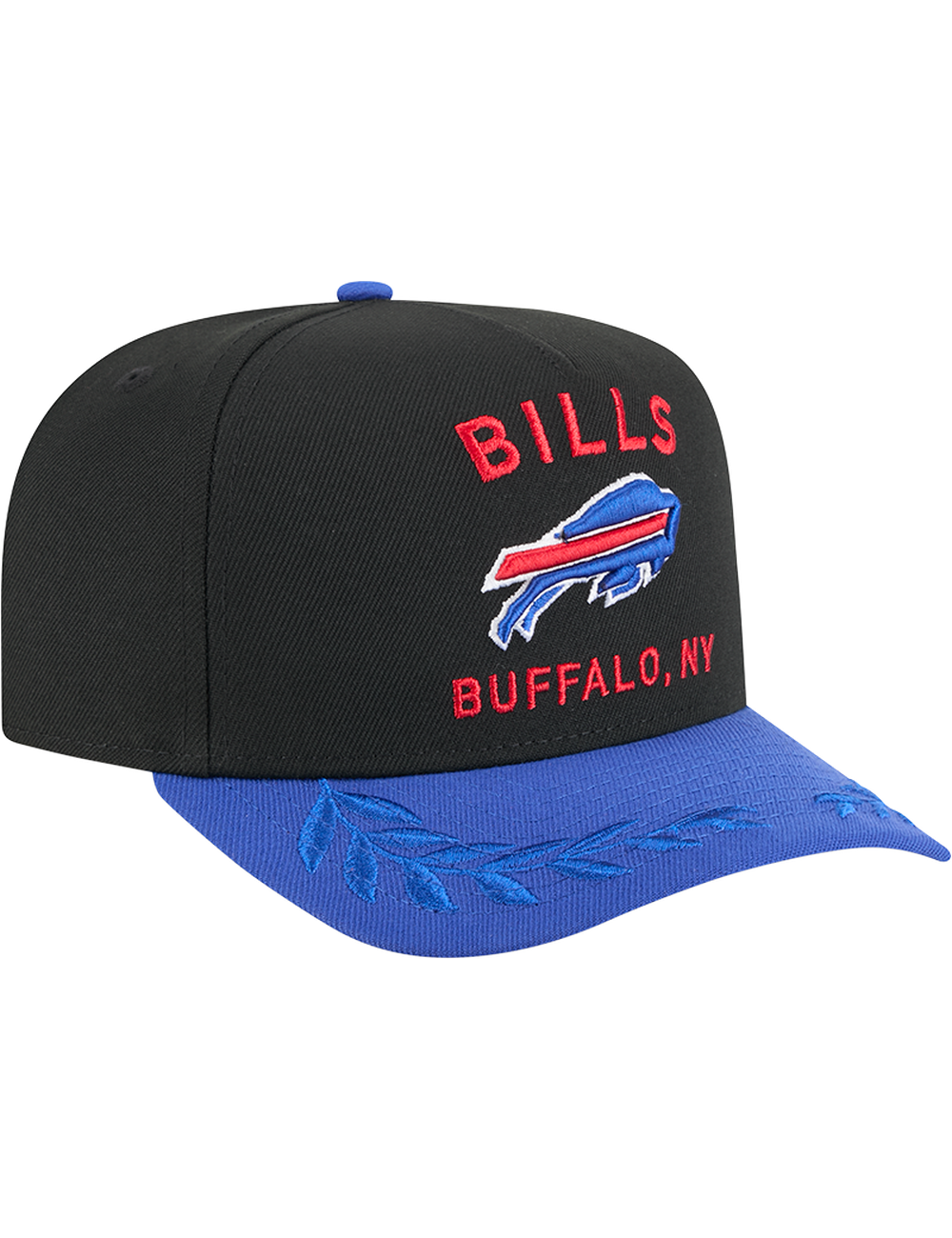 Buffalo Bills New Era NFL 25 Draft Pre-Curved 9FIFTY A-Frame Snapback Hat - Black