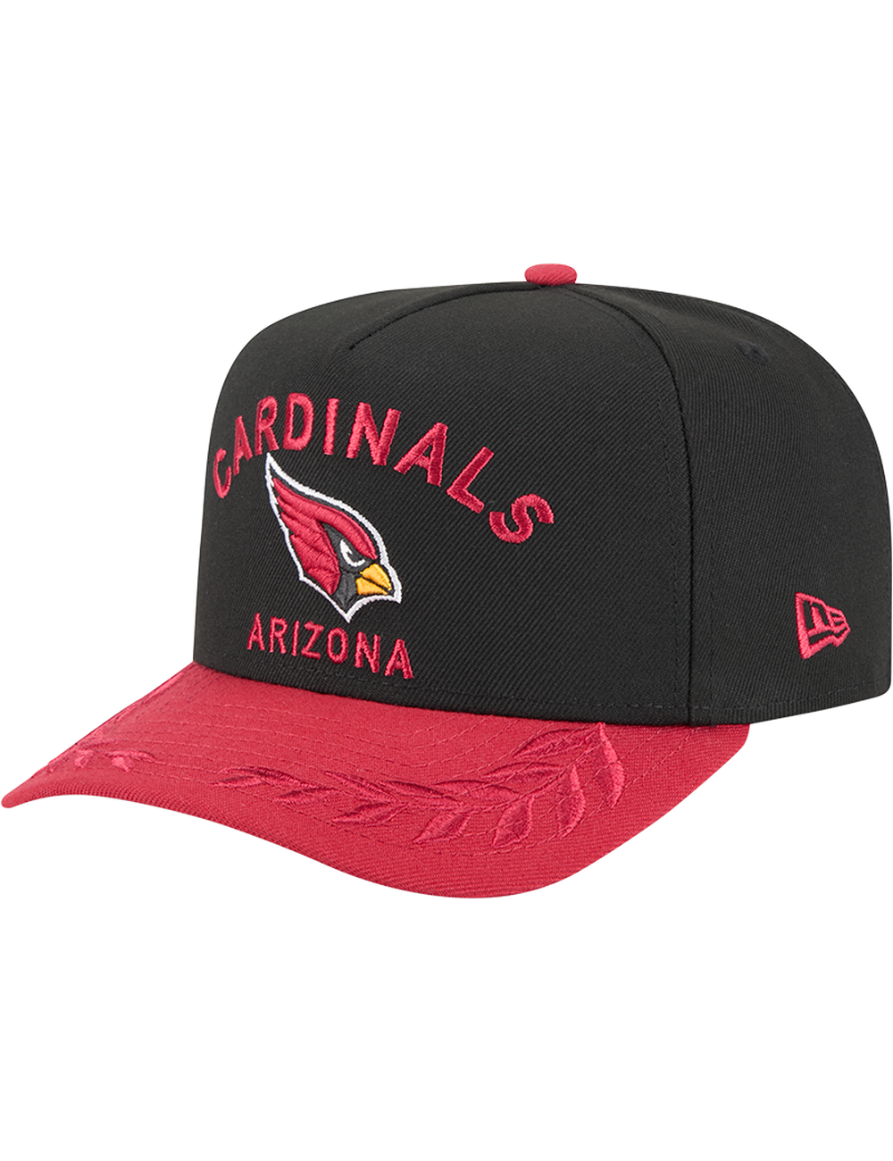 Arizona Cardinals New Era NFL 25 Draft Pre-Curved 9FIFTY A-Frame Snapback Hat - Black