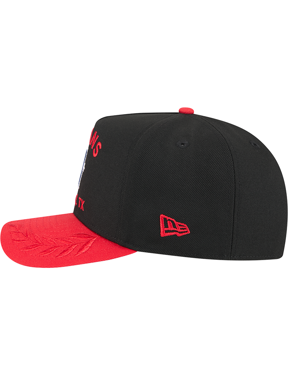 Houston Texans New Era NFL 25 Draft Pre-Curved 9FIFTY A-Frame Snapback Hat - Black
