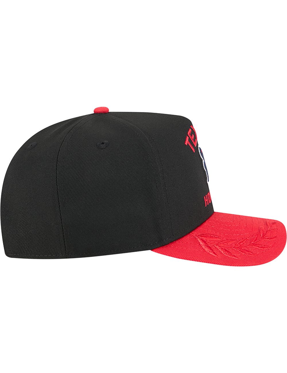 Houston Texans New Era NFL 25 Draft Pre-Curved 9FIFTY A-Frame Snapback Hat - Black