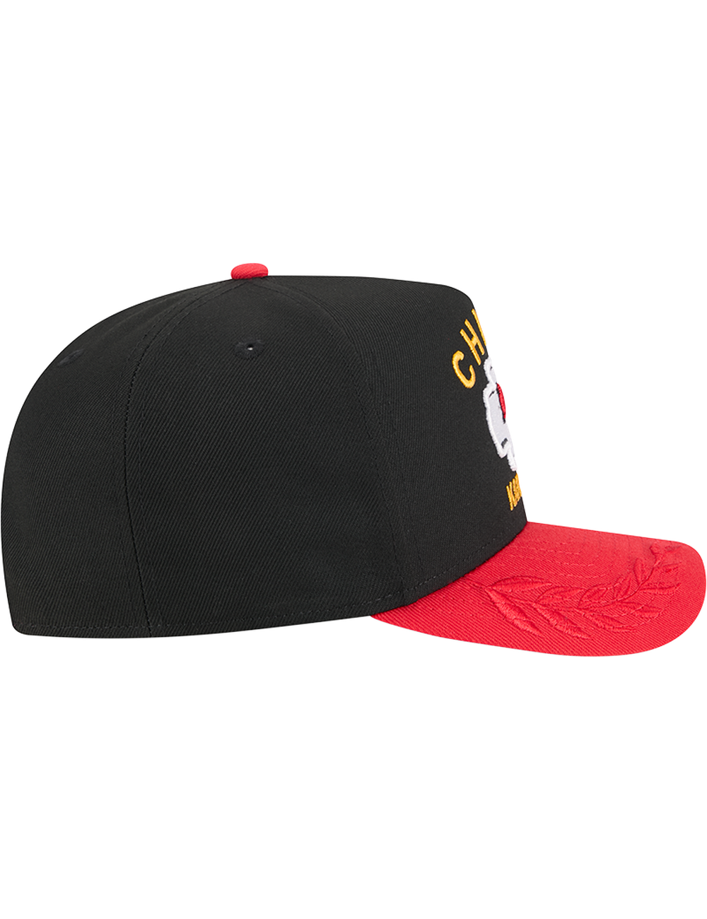 Kansas City Chiefs New Era NFL 25 Draft Pre-Curved 9FIFTY A-Frame Snapback Hat - Black