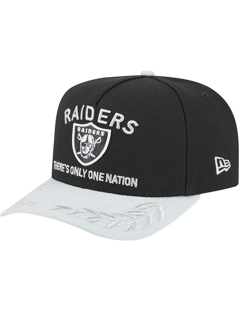 Las Vegas Raiders New Era NFL 25 Draft Pre-Curved 9FIFTY A-Frame Snapback Hat - Black