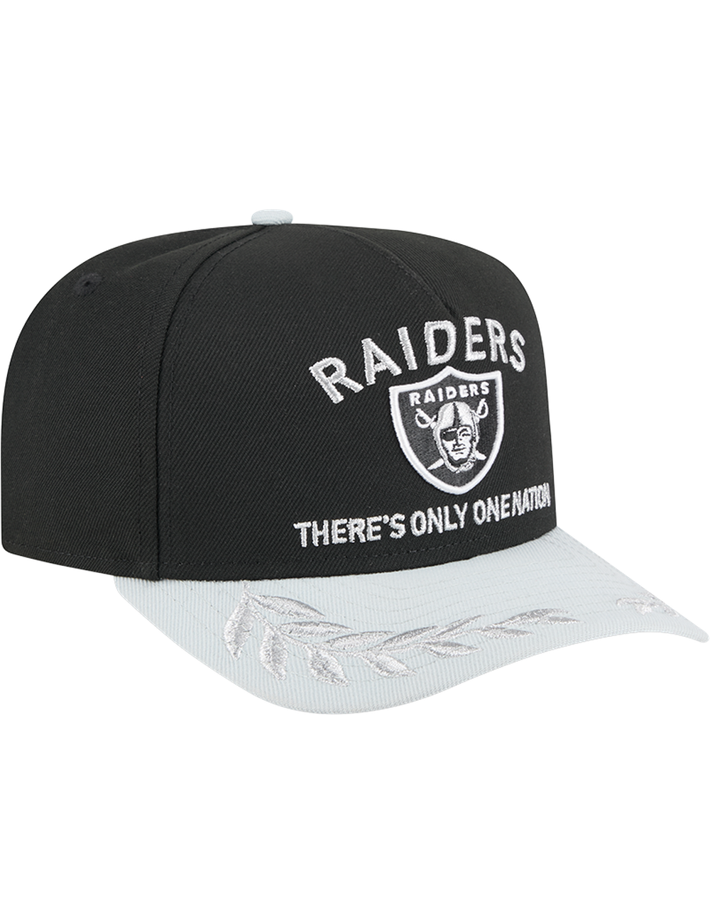 Las Vegas Raiders New Era NFL 25 Draft Pre-Curved 9FIFTY A-Frame Snapback Hat - Black