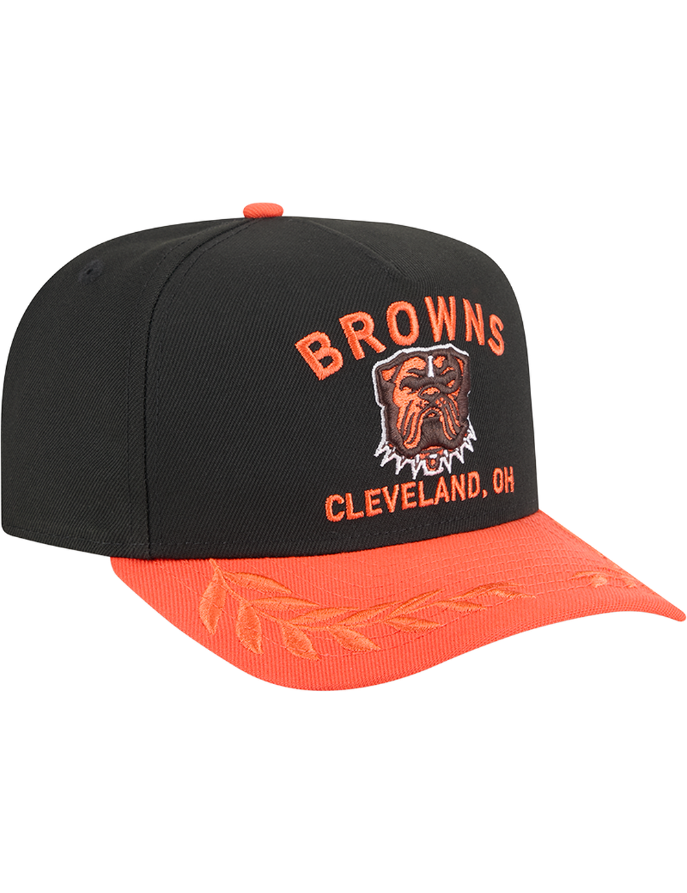 Cleveland Browns New Era NFL 25 Draft Pre-Curved 9FIFTY A-Frame Snapback Hat - Black