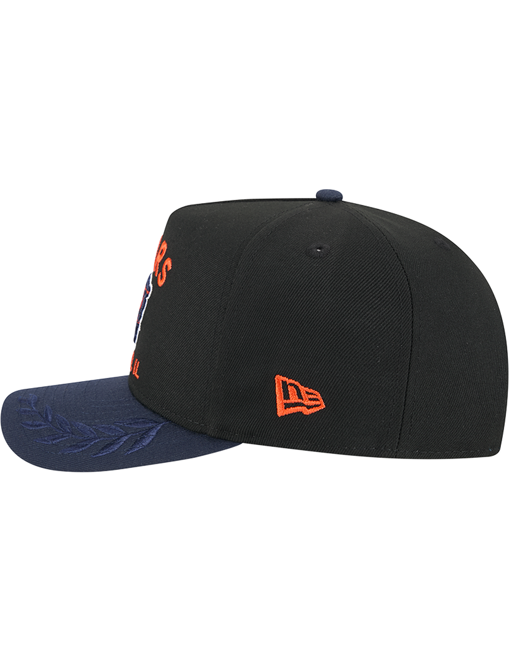 Chicago Bears New Era NFL 25 Draft Pre-Curved 9FIFTY A-Frame Snapback Hat - Black
