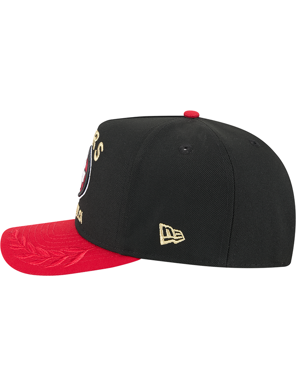 San Francisco 49ers New Era NFL 25 Draft Pre-Curved 9FIFTY A-Frame Snapback Hat - Black