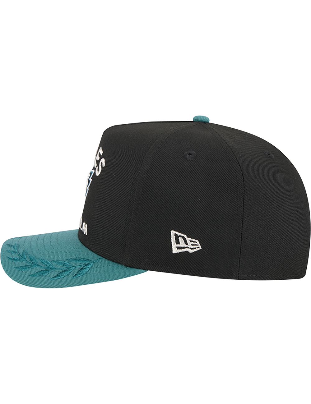 Philadelphia Eagles New Era NFL 25 Draft Pre-Curved 9FIFTY A-Frame Snapback Hat - Black