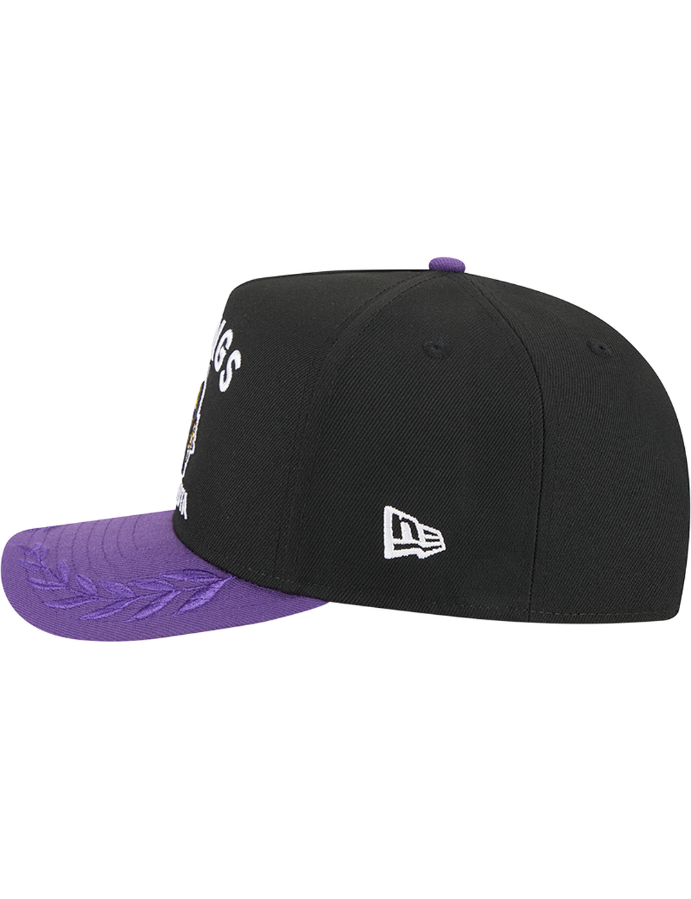 Minnesota Vikings New Era NFL 25 Draft Pre-Curved 9FIFTY A-Frame Snapback Hat - Black
