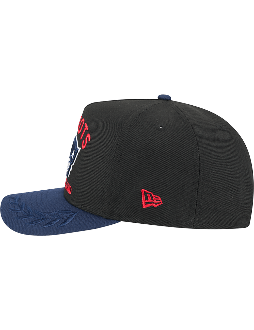 New England Patriots New Era NFL 25 Draft Pre-Curved 9FIFTY A-Frame Snapback Hat - Black