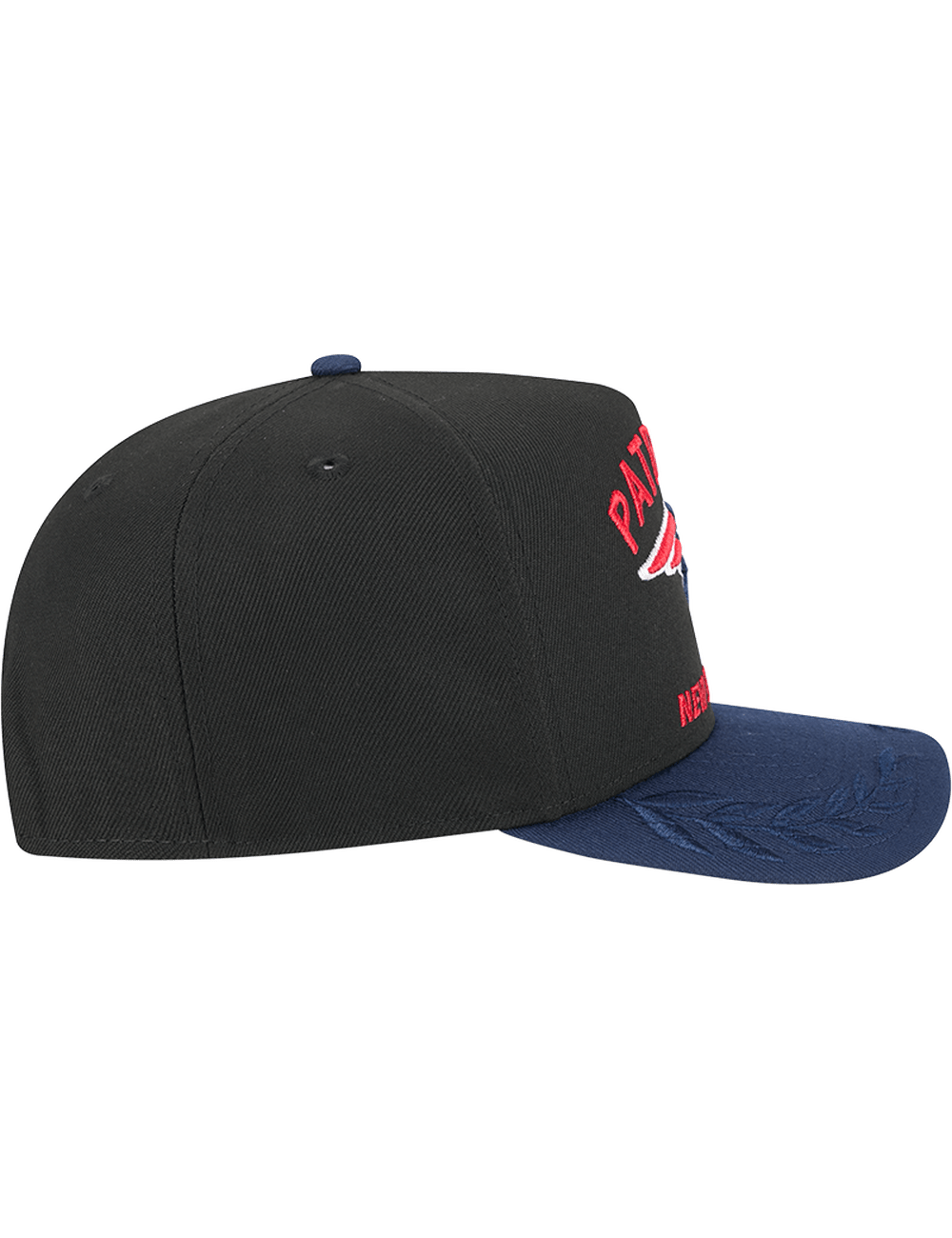 New England Patriots New Era NFL 25 Draft Pre-Curved 9FIFTY A-Frame Snapback Hat - Black