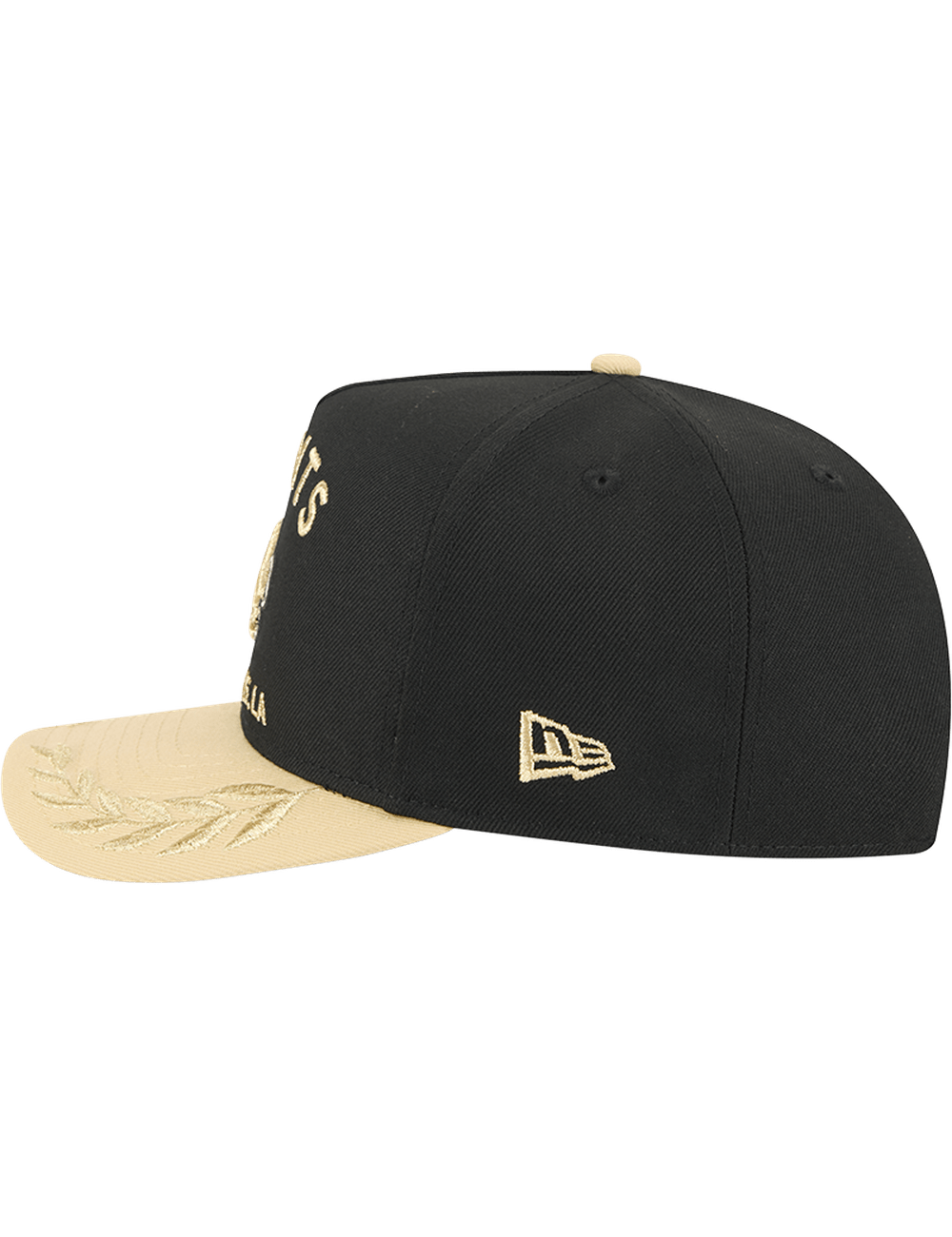 New Orleans Saints New Era NFL 25 Draft Pre-Curved 9FIFTY A-Frame Snapback Hat - Black
