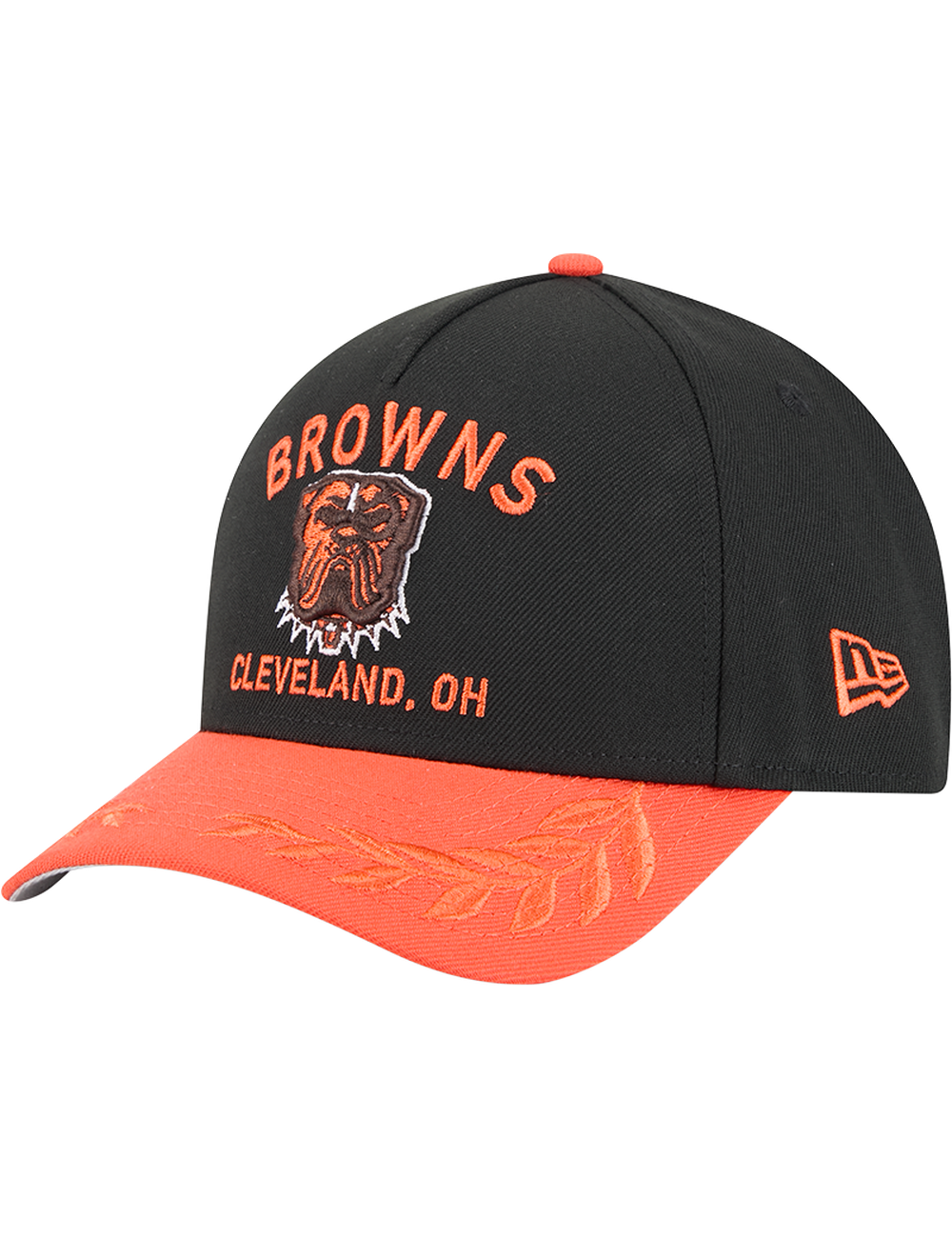 Cleveland Browns New Era NFL 25 Draft 9FORTY M-Crown Snapback Hat - Black
