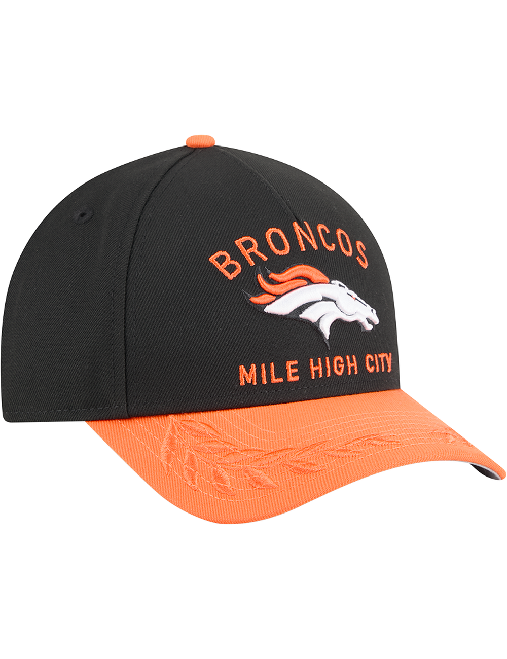 Denver Broncos New Era NFL 25 Draft 9FORTY M-Crown Snapback Hat - Black