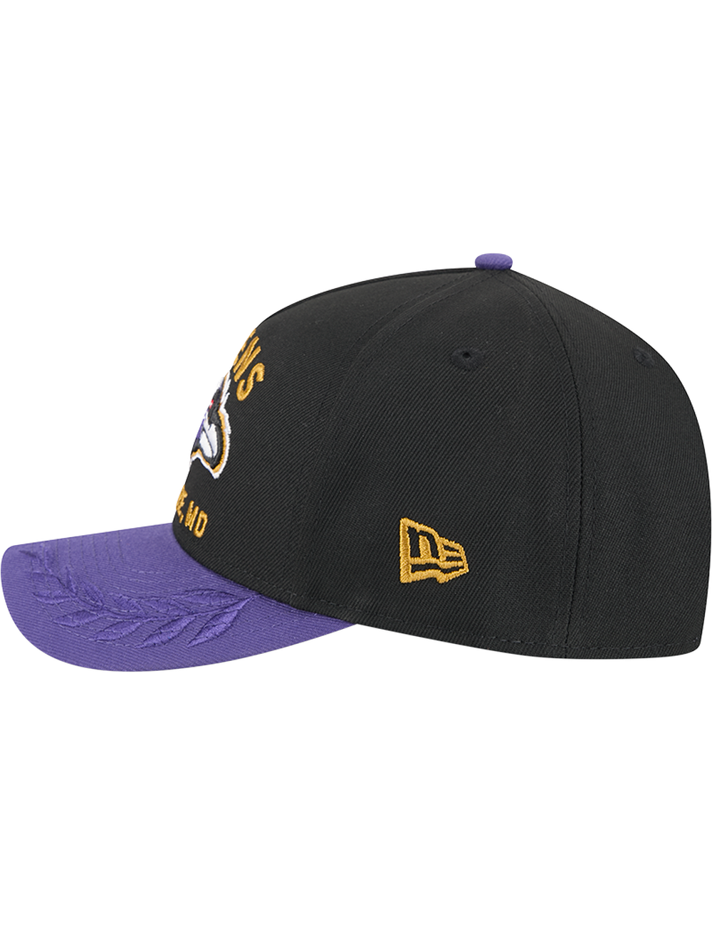 Baltimore Ravens New Era NFL 25 Draft 9FORTY M-Crown Snapback Hat - Black