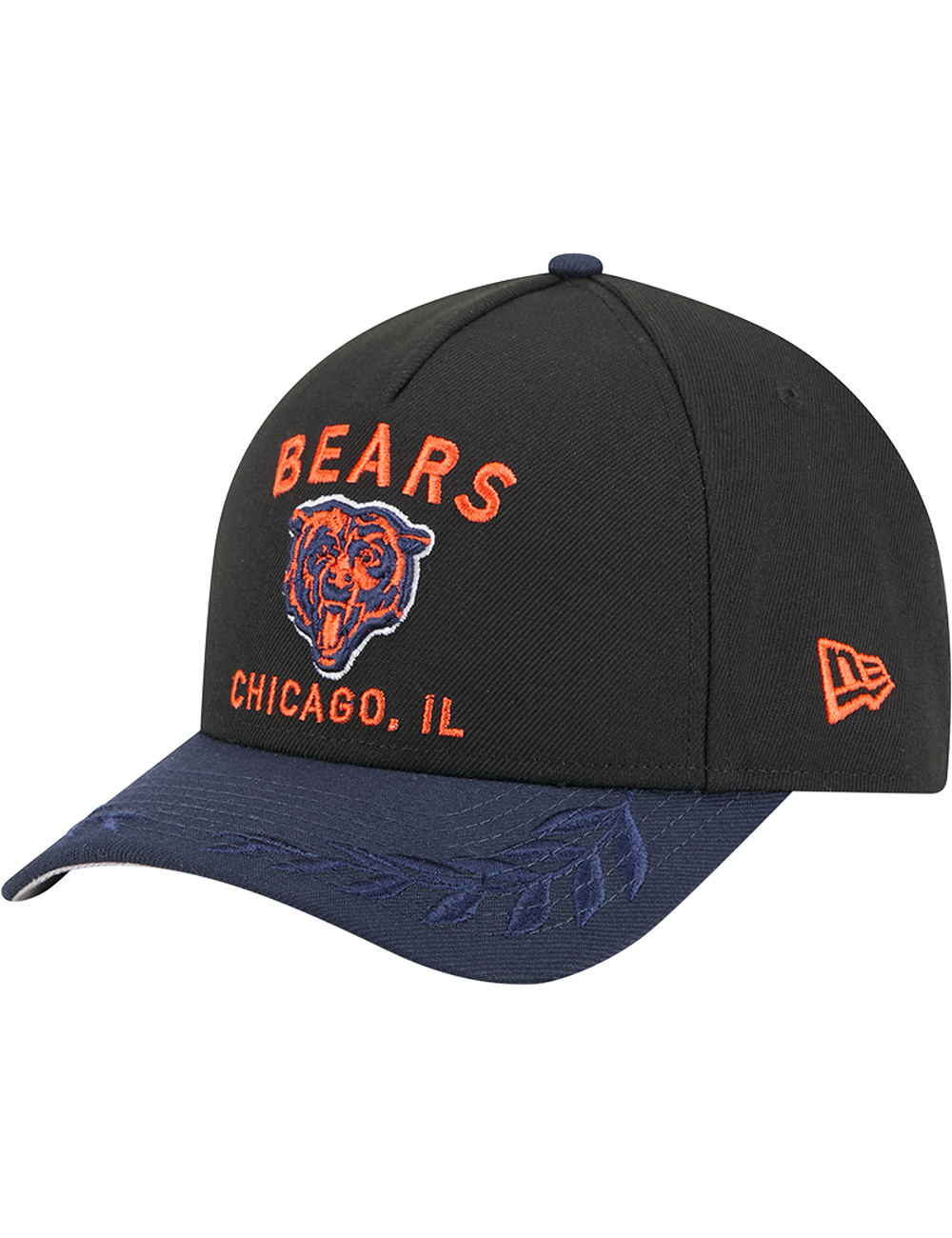 Chicago Bears New Era NFL 25 Draft 9FORTY M-Crown Snapback Hat - Black
