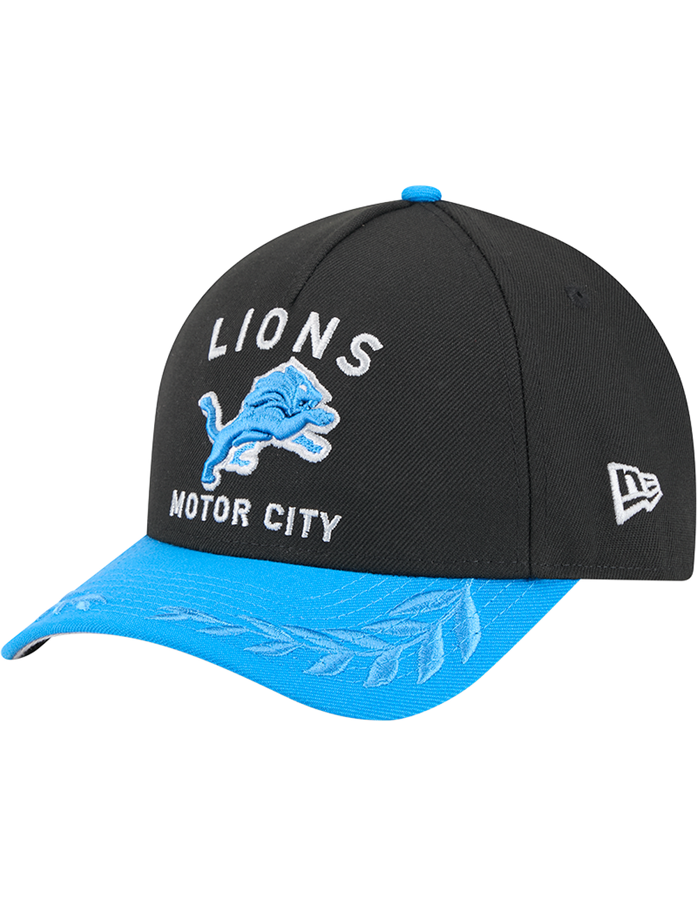 Detroit Lions New Era NFL 25 Draft 9FORTY M-Crown Snapback Hat - Black
