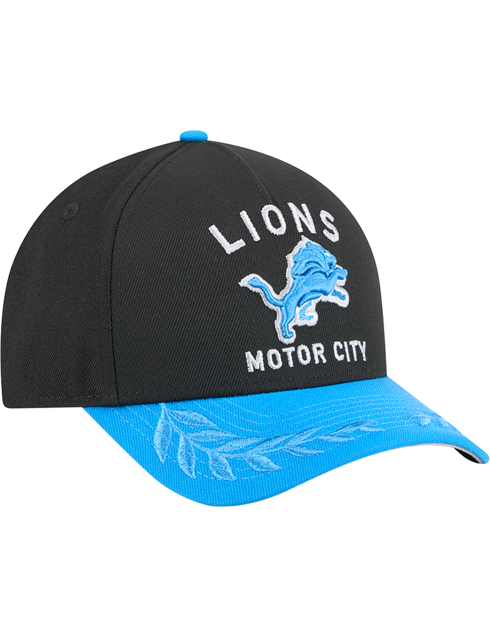 Detroit Lions New Era NFL 25 Draft 9FORTY M-Crown Snapback Hat - Black