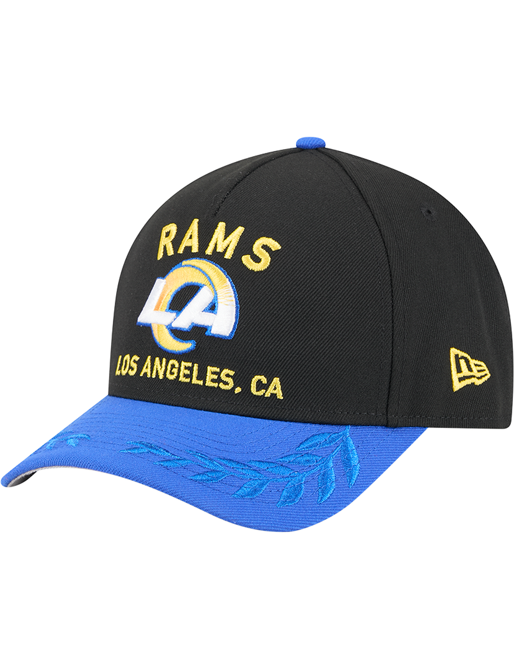 Los Angeles Rams New Era NFL 25 Draft 9FORTY M-Crown Snapback Hat - Black