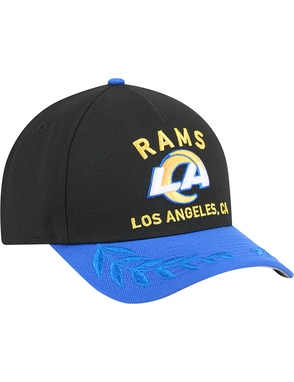 Los Angeles Rams New Era NFL 25 Draft 9FORTY M-Crown Snapback Hat - Black