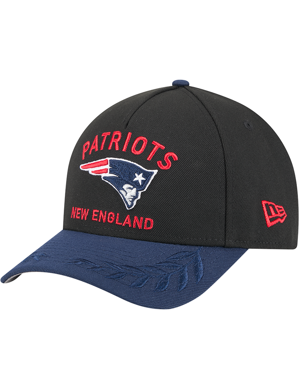 New England Patriots New Era NFL 25 Draft 9FORTY M-Crown Snapback Hat - Black