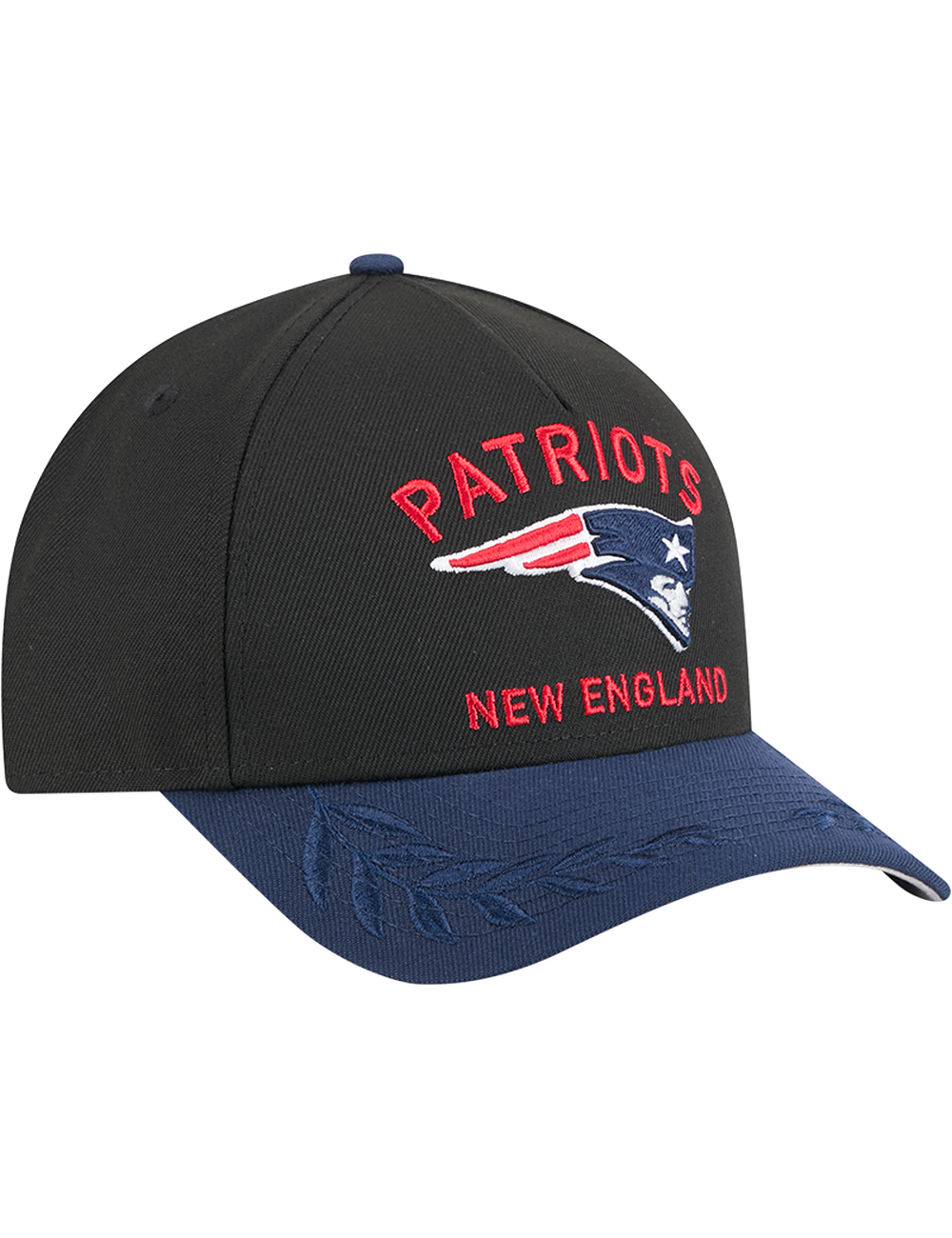 New England Patriots New Era NFL 25 Draft 9FORTY M-Crown Snapback Hat - Black
