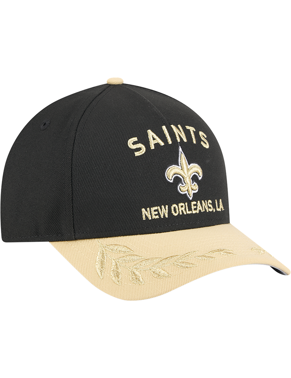 New Orleans Saints New Era NFL 25 Draft 9FORTY M-Crown Snapback Hat - Black