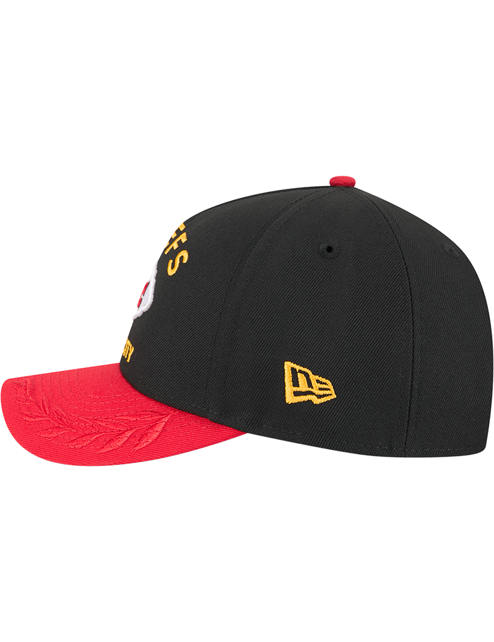 Kansas City Chiefs New Era NFL 25 Draft 9FORTY M-Crown Snapback Hat - Black