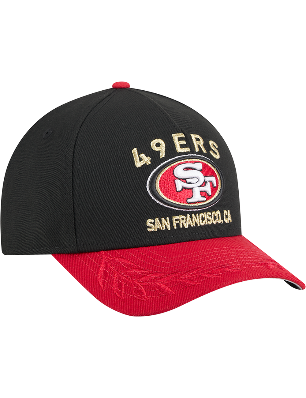 San Francisco 49ers New Era NFL 25 Draft 9FORTY M-Crown Snapback Hat - Black