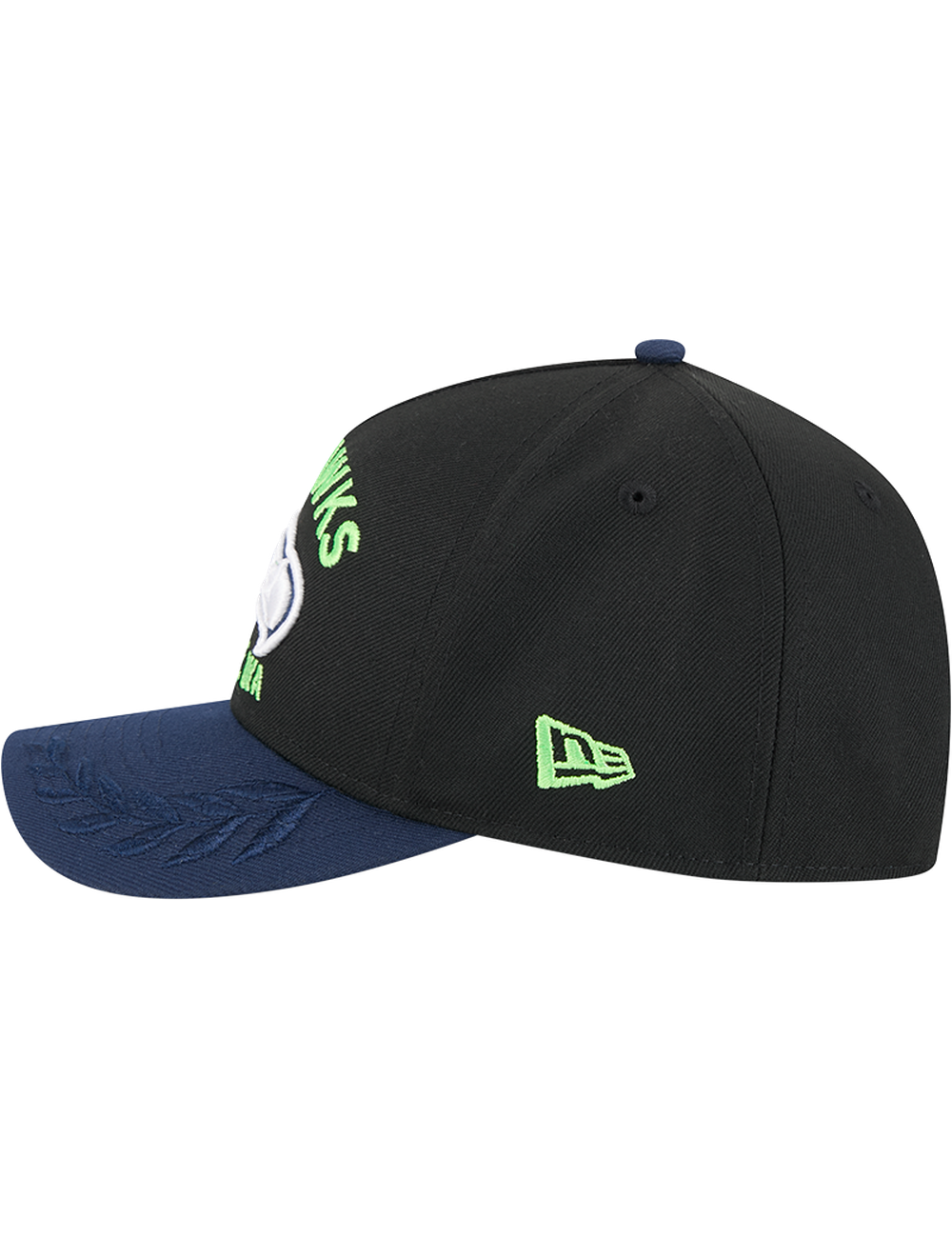 Seattle Seahawks New Era NFL 25 Draft 9FORTY M-Crown Snapback Hat - Black