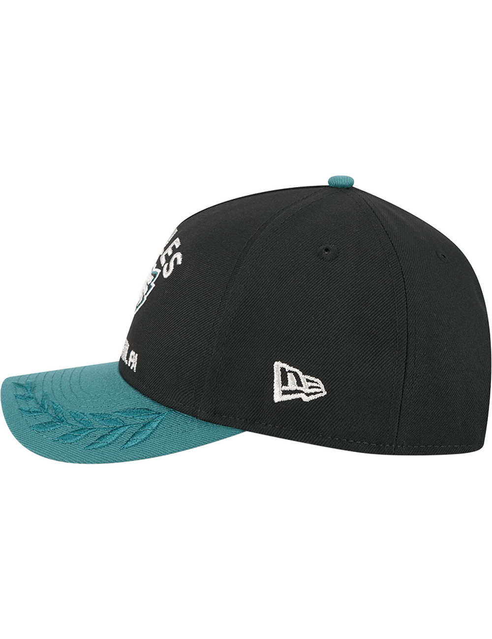 Philadelphia Eagles New Era NFL 25 Draft 9FORTY M-Crown Snapback Hat - Black