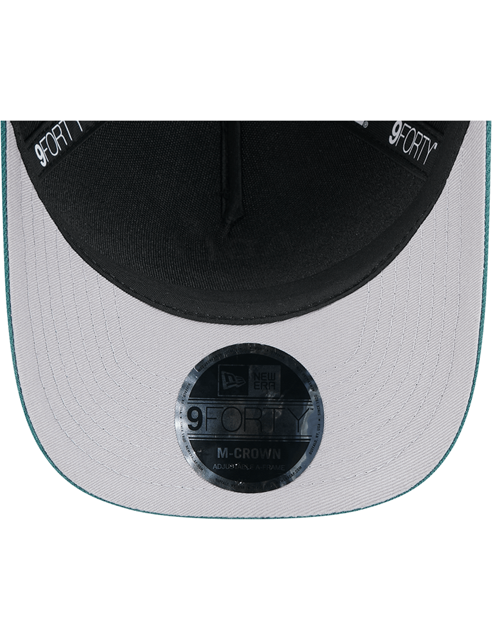 Philadelphia Eagles New Era NFL 25 Draft 9FORTY M-Crown Snapback Hat - Black