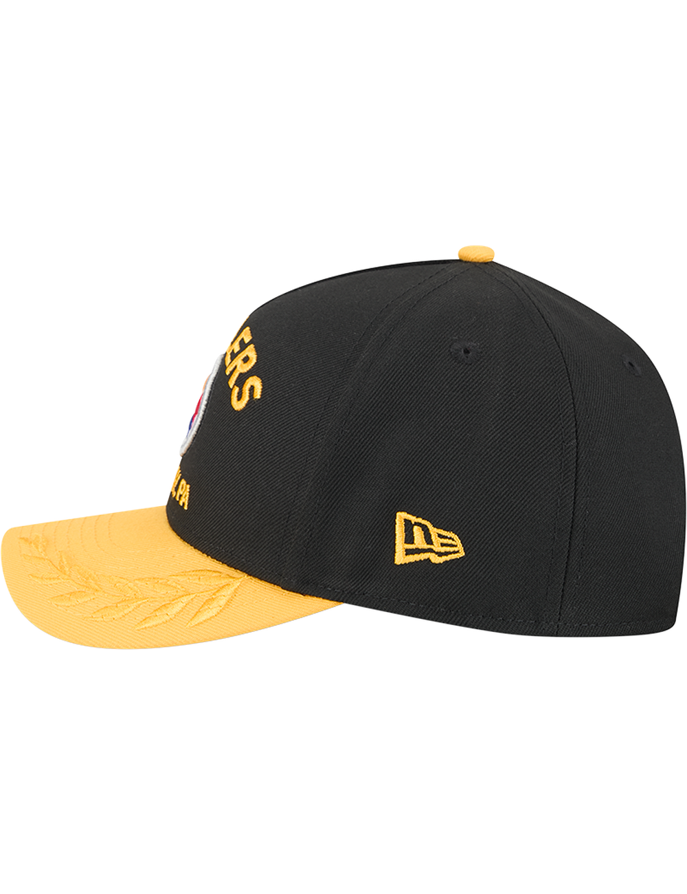 Pittsburgh Steelers New Era NFL 25 Draft 9FORTY M-Crown Snapback Hat - Black