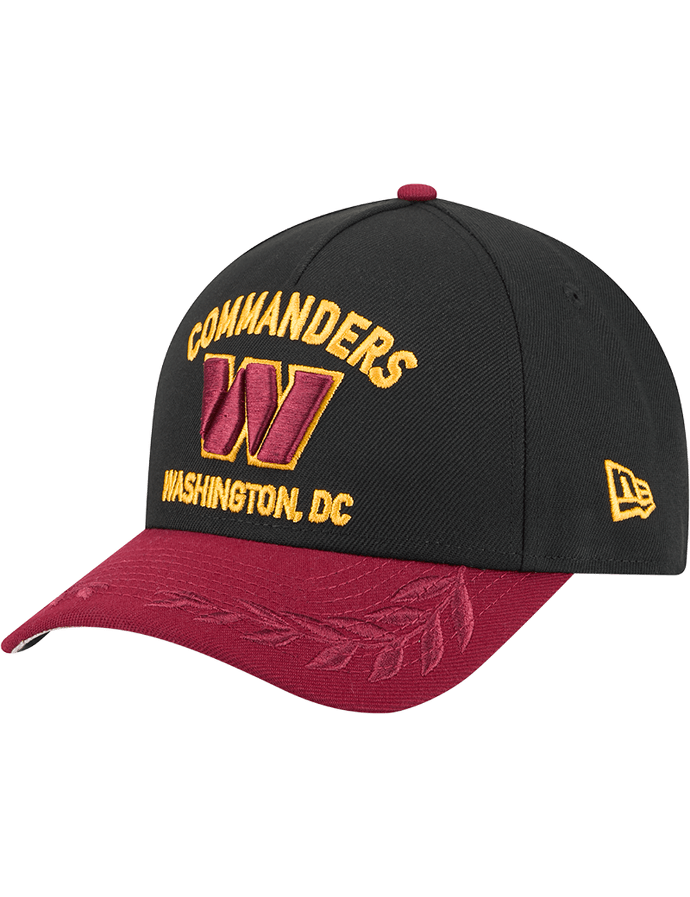 Washington Commanders New Era NFL 25 Draft 9FORTY M-Crown Snapback Hat - Black
