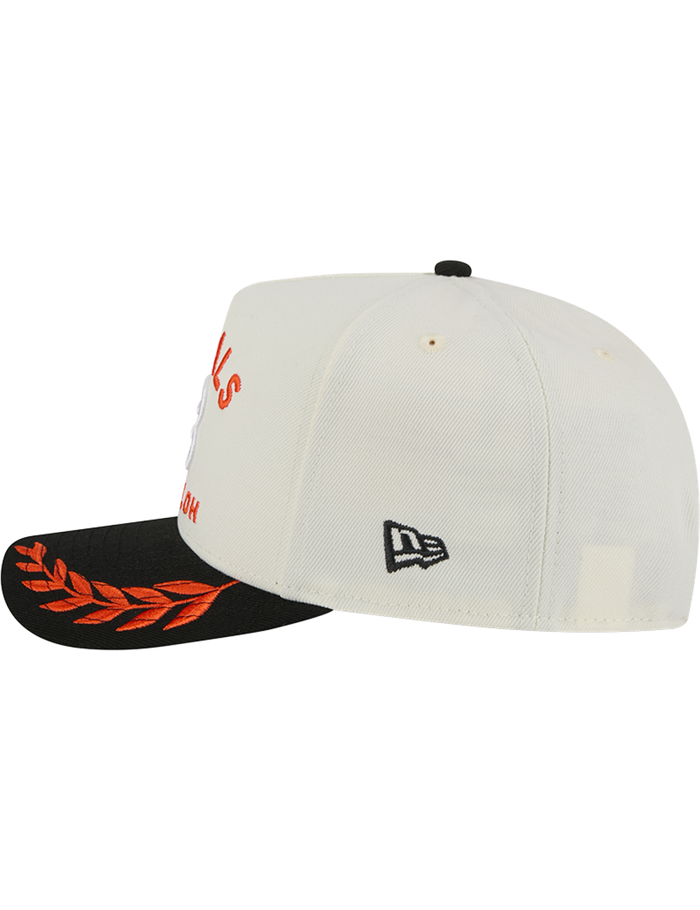 Cincinnati Bengals New Era NFL 25 Draft Pre-Curved 9FIFTY A-Frame Snapback Hat - Chrome