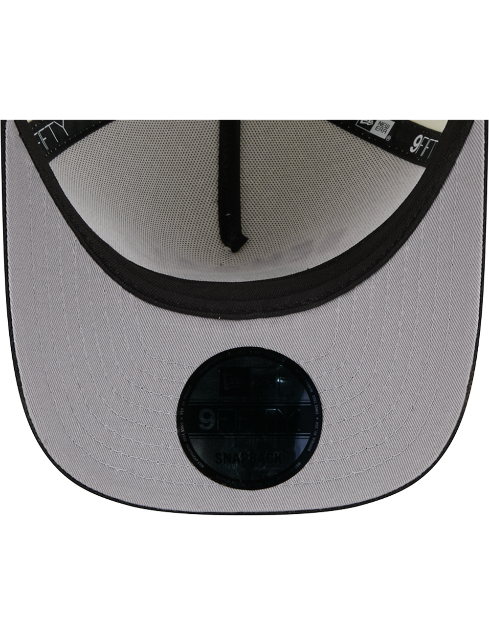 Cincinnati Bengals New Era NFL 25 Draft Pre-Curved 9FIFTY A-Frame Snapback Hat - Chrome